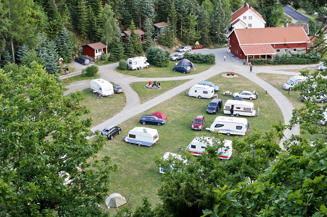 Campground's use flow meters and check valves to measure water use.